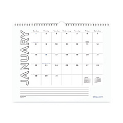 AT-A-GLANCE Modern Core Wall Calendar, Modern Artwork, 15 x 12, White/Black Sheets, 12-Month (Jan to Dec): 2023 (PM8M28)