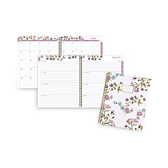 Cambridge Summer Garden Weekly/Monthly Planner, Summer Garden Artwork, 11.8.5 x 5, Blue/Green/Purple Cover, 12-Month (Jan to Dec): 2023 (1638905)