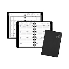AT-A-GLANCE Contemporary Academic Planner, 8 x 4.88, Black Cover, 12-Month (July to June): 2021 to 2022 (70101X05)