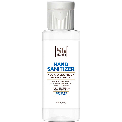 Soapbox Hand Sanitizer, 2 fl oz 6-Pack