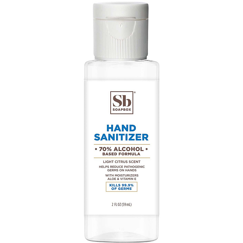 Soapbox Hand Sanitizer, 2 fl oz 6-Pack