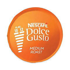 NESCAFe Dolce Gusto Capsules, Medium Roast, 16/Box (33912BX)