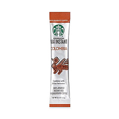 Starbucks VIA Ready Brew Coffee, 0.11 oz, Columbia, 200/Carton (11008131CT)