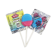Charms Fluffy Stuff Cotton Candy Pops, 48 Individually Wrapped Pops, 29.76 oz Box (20900107)