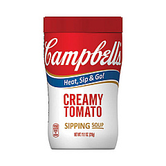 Campbell's On The Go Creamy Tomato Soup, 11.1 oz, 8/Pack (30700203)