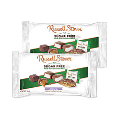 Russell Stover Sugar Free Chocolates, 3 Flavor Mix, 10 oz Pouch, 2/Bag (29200002)