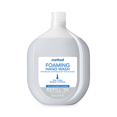Method Foaming Hand Wash Refill Tub, Fragrance-Free, 28 oz Tub, 4/Carton (10595)
