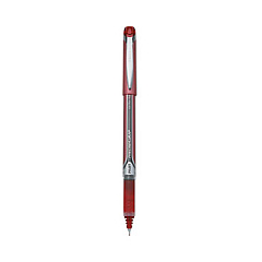 Pilot Precise Grip Roller Ball Pen, Stick, Extra-Fine 0.5 mm, Red Ink, Red Barrel (28803)