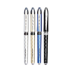 uni-ball VISION ELITE Designer Series Roller Ball Pen, Stick, Bold 0.8 mm, Black Ink, Assorted Barrel Colors, 4/Pack (1858842)
