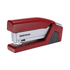 Bostitch InJoy Spring-Powered Compact Stapler, 20-Sheet Capacity, Red (1511)