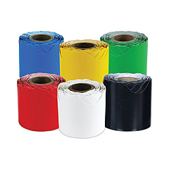 Carson-Dellosa Education Rolled Scalloped Border Set, 2.25" x  36 ft, Assorted, 6/Set (145050)