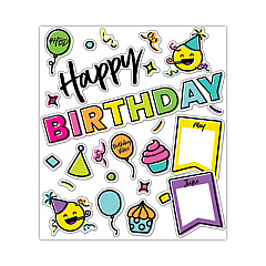 Carson-Dellosa Education Kind Vibes Mini Bulletin Board Set, Birthday, 56 Pieces (110526)