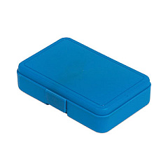 deflecto Antimicrobial Pencil Box, 7.97 x 5.43 x 2.02, Blue (39504BLU)