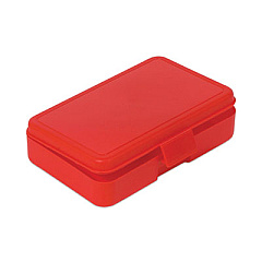 deflecto Antimicrobial Pencil Box, 7.97 x 5.43 x 2.02, Red (39504RED)