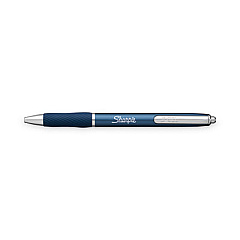 Sharpie S-Gel S-Gel Premium Metal Barrel Gel Pen, Retractable, Medium 0.7 mm, Black Ink, Midnight Blue Barrel, Dozen (2153653)