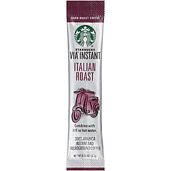 Starbucks VIA Ready Brew Coffee, 3/25oz, Italian Roast, 50/Box (11008130)
