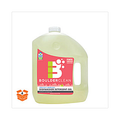 Boulder Clean Dishwasher Detergent, Grapefruit Pomegranate, 100 oz Bottle, 4/Carton (003144CT)