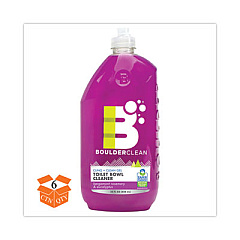 Boulder Clean Toilet Bowl Cleaner, Bergamont, Rosemary and Eucalyptus, 28 oz Bottle, 6/Carton (003205CT)