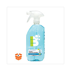 Boulder Clean Glass + Surface Cleaner, Herbal Peppermint, 28 oz Bottle, 6/Carton (003229CT)