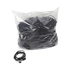 Alliance Rubber Anchor Rubber Band, 4" x 0.05", Black, 1,050 Count (C22443)
