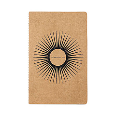 Denik Kraft Collection Layflat Softcover Notebook, I'm Doing My Best, 1 Subject, College Rule, Desert Sand Cover, 8 x 5, 72 Sheets (KLC1167KL)