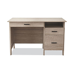 Homenations Barrington 47.5" Writing Desk, 47.5" x 22" x 30", Washed Gray (SHOF2647)