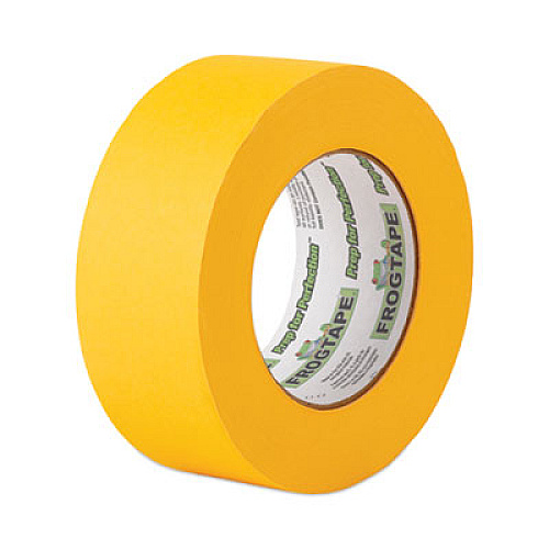 Duck FROGTAPE Performance Grade Masking Tape, 3" Core, 0.94" x 60 yds, Gold, 6/Pack, 8 Packs/Carton (105320)