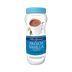 Flavor Gourmet Powdered Creamer, French Vanilla, 15 oz Bottle, 12/Box (90881)