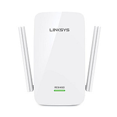 LINKSYS RE6400 Dual Band Wireless and Ethernet Extender, 1 Port, Dual-Band 2.4 GHz/5 GHz
