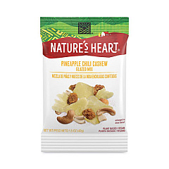 Nature's Heart Pineapple Chili Cashew Glazed Mix, 1.5 oz Pouch, 32/Carton (94875)