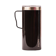 PURE Drinkware Coffee Mug, 18 oz, Black (OL18SM327)