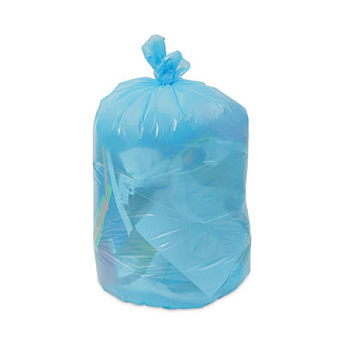 Revolution Low-Density Polyethylene Can Liners, 23 gal, 0.7 mil, 28" x 45", Blue, 250/Carton (PCSJXHBU)