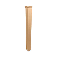 Coastwide Professional Fixed-Depth Shipping Boxes, 200 lb Mullen Rated, Regular Slotted Container (RSC), 4 x 4 x 48, 25/Bundle (29382)