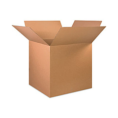 Coastwide Professional Fixed-Depth Shipping Boxes, HD Double-Wall, 275 lb Mullen Rated, Regular Slotted Container (RSC), 24 x 24 x 12, 10/Bundle (29387)