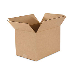 Coastwide Professional Fixed-Depth Shipping Boxes, 200 lb Mullen Rated, Regular Slotted Container (RSC), 12 x 12 x 18, 25/Bundle (29398)
