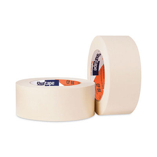 Shurtape CP 66 Masking Tape, 1.89" x 60.1 yds, Natural, 24/Carton (132716)
