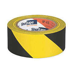 Shurtape VP 415 Safety Tape, 1.96" x 33 yds, Black/Yellow, 24/Carton (202700)