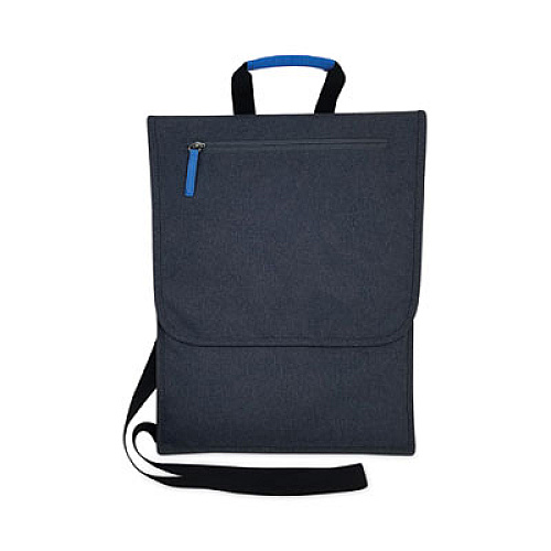 so-mine Laptop Case, Charcoal/Cobalt Fabric (SM454)