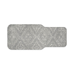 so-mine McCall Vinyl Desk Pad, 27.5 x 11.75, Gray (SM757)