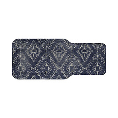 so-mine McCall Vinyl Desk Pad, 27.5 x 11.75, Navy (SM759)