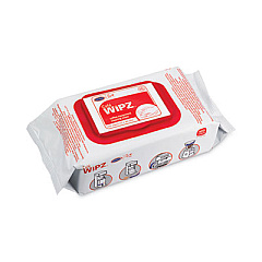 Urnex Cafe Wipz Coffee Equipment Cleaning Wipes, Fragrance-Free, 100 Wipes/Bag, 12 Bags/Carton (UBI60255)