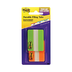 Post-it Tabs Tabs, 1/5-Cut Tabs, Assorted Colors, 2" Wide, 44/Pack (6862GO)