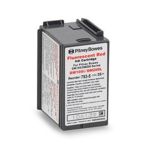 Compatible Pitney Bowes 793-5 Red Ink Cartridge