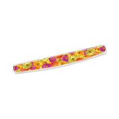 3M Fun Design Clear Gel Keyboard Wrist Rest, 18 x 2.75, Daisy Design (WR308DS)