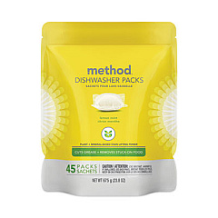 Method Power Dish Detergent Tabs, Lemon Mint, 45 Tabs/Pack (01761)