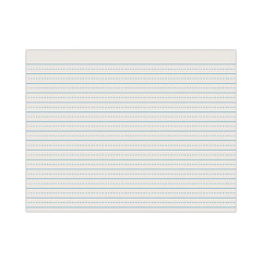 Pacon Alternate Dotted Newsprint Paper, 1/2" Two-Sided Long Rule, 8.5 x 11, 500/Pack (2623)