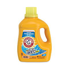 Arm & Hammer OxiClean Concentrated Liquid Laundry Detergent, Fresh, 118.1 oz Bottle, 4/Carton (3320050023)