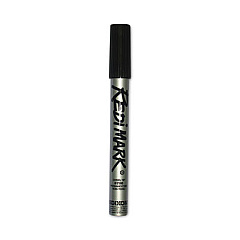 Dixon Redimark Metal-Cased Marker, Broad Chisel Tip, Black, Dozen (87170)