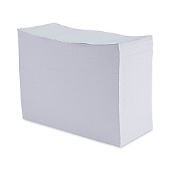 Universal Continuous-Feed Index Cards, Unruled, 3 x 5, White, 4,000/Carton (UNV63135)