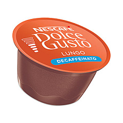 NESCAFe Dolce Gusto Capsules, Lungo Decaf, 48/Carton (27329)